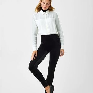 NWT Spanx Velvet Leggings Black